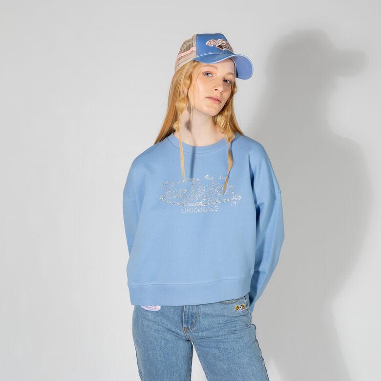 (image for) Von Dutch Originals -Maina Oversized Rundhals-Sweater, blue F0817666-01668 81% reduziert